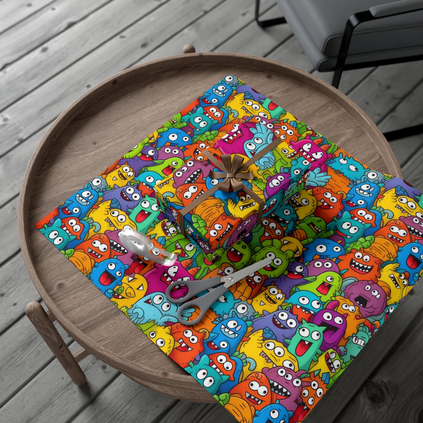Monsters Gift Wrap