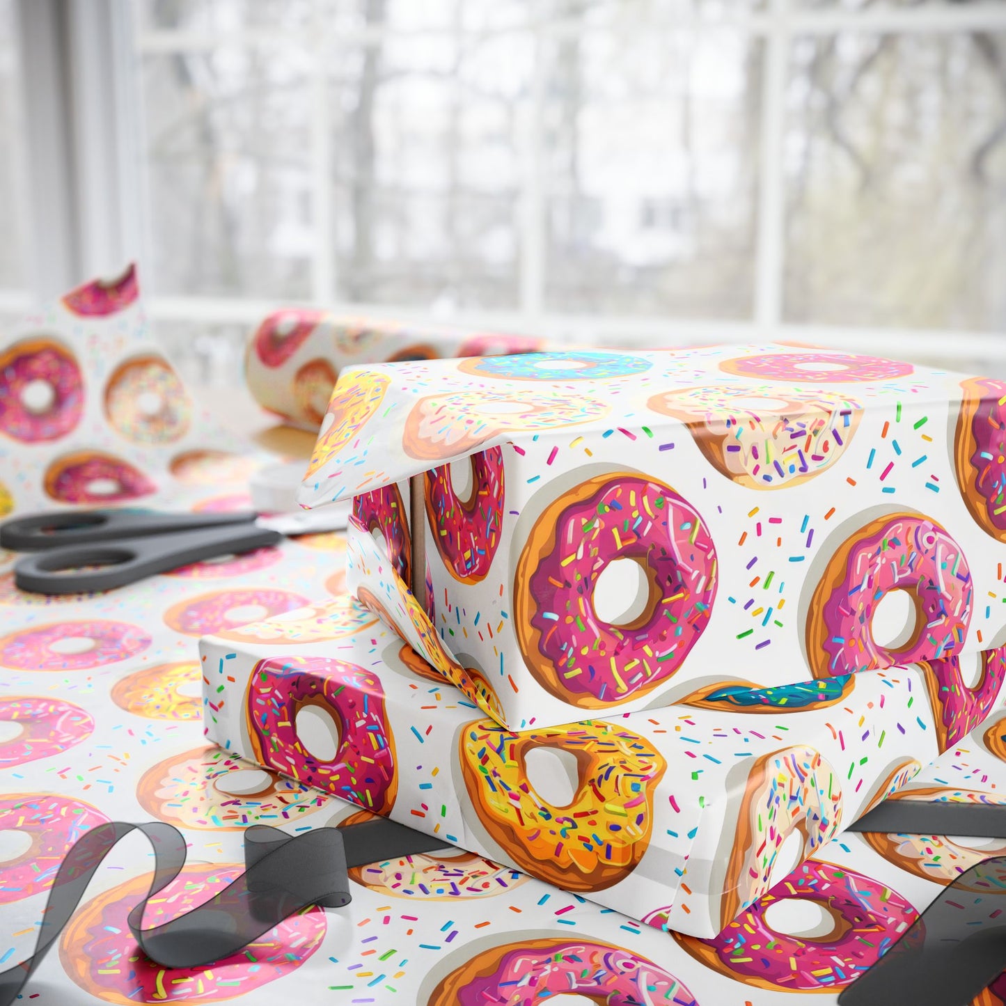 Donut Wrapping Paper