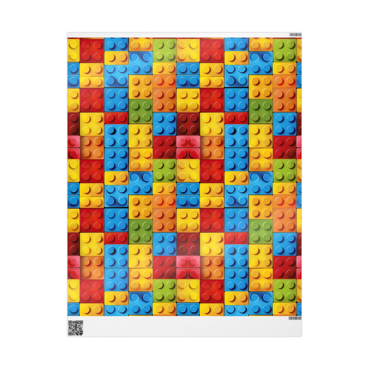 Building Block Wrapping Paper