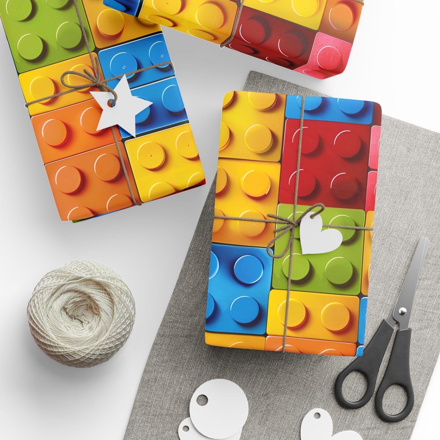 Building Block Wrapping Paper