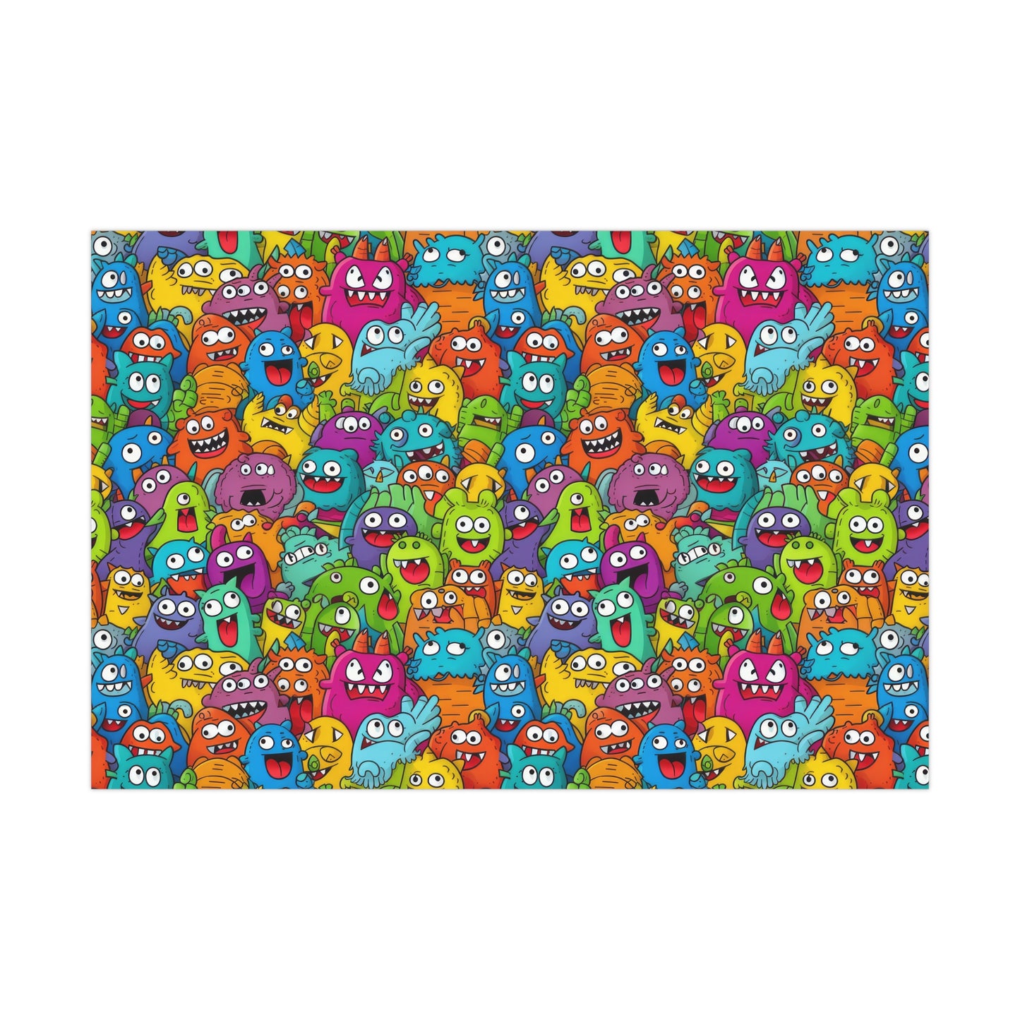 Monsters Gift Wrap