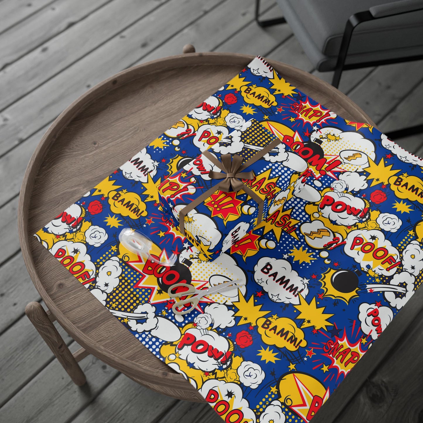 Bam! Pow! - Comic Book Wrapping Paper