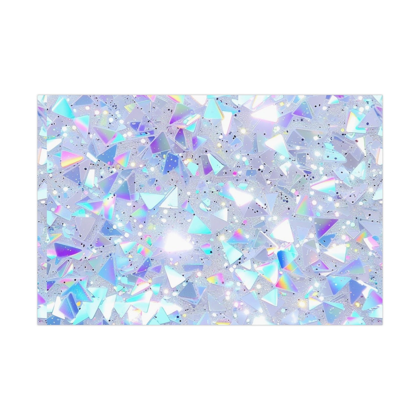 Iridescent Glitter Gift Wrap Papers