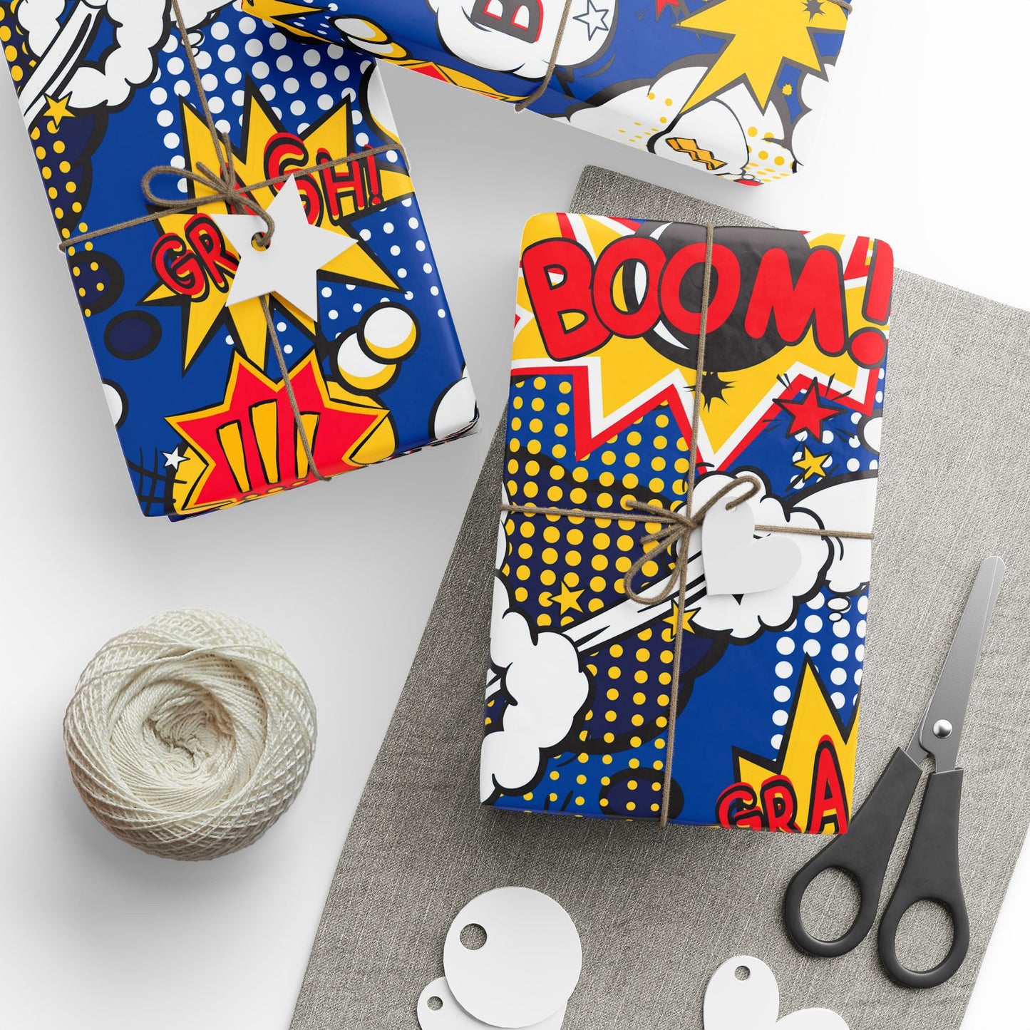 Bam! Pow! - Comic Book Wrapping Paper