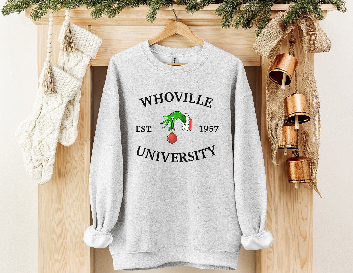 Whoville University Christmas Sweatshirt