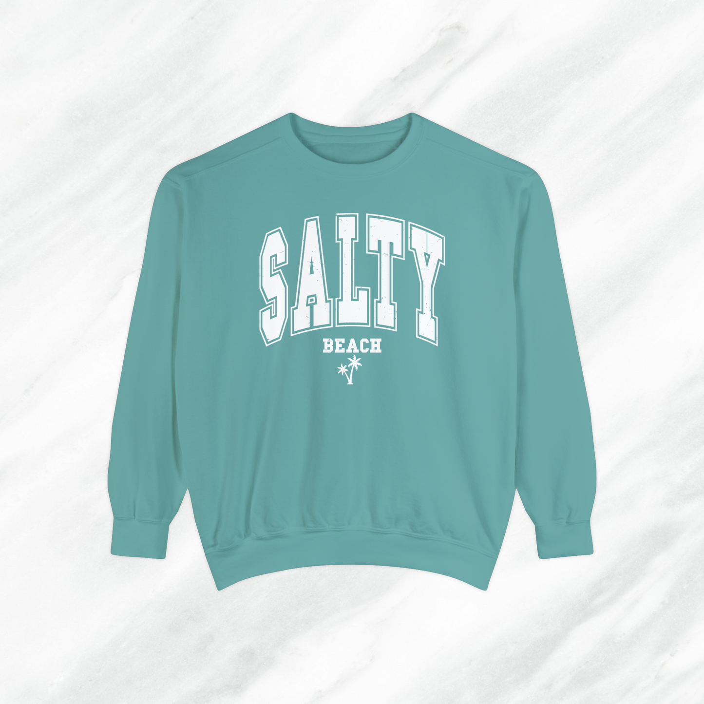 Salty Beach Crewneck Sweatshirt