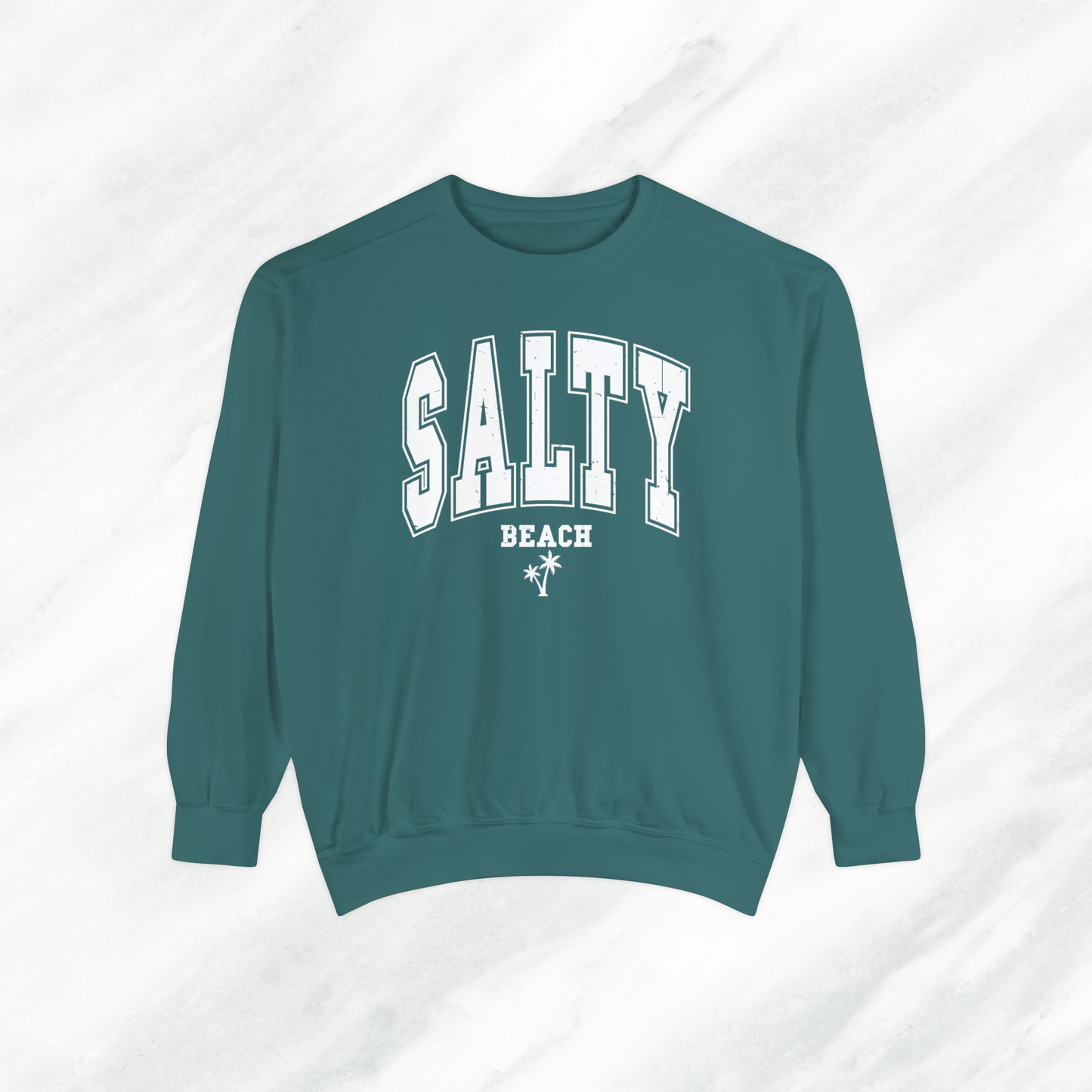 Salty Beach Crewneck Sweatshirt