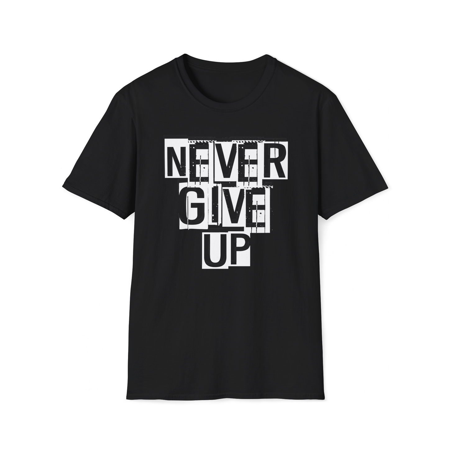 Never Give Up - T-Shirt, Motivational Shirt, Gym Shirt, Workout Shirt, Inspirational Shirt