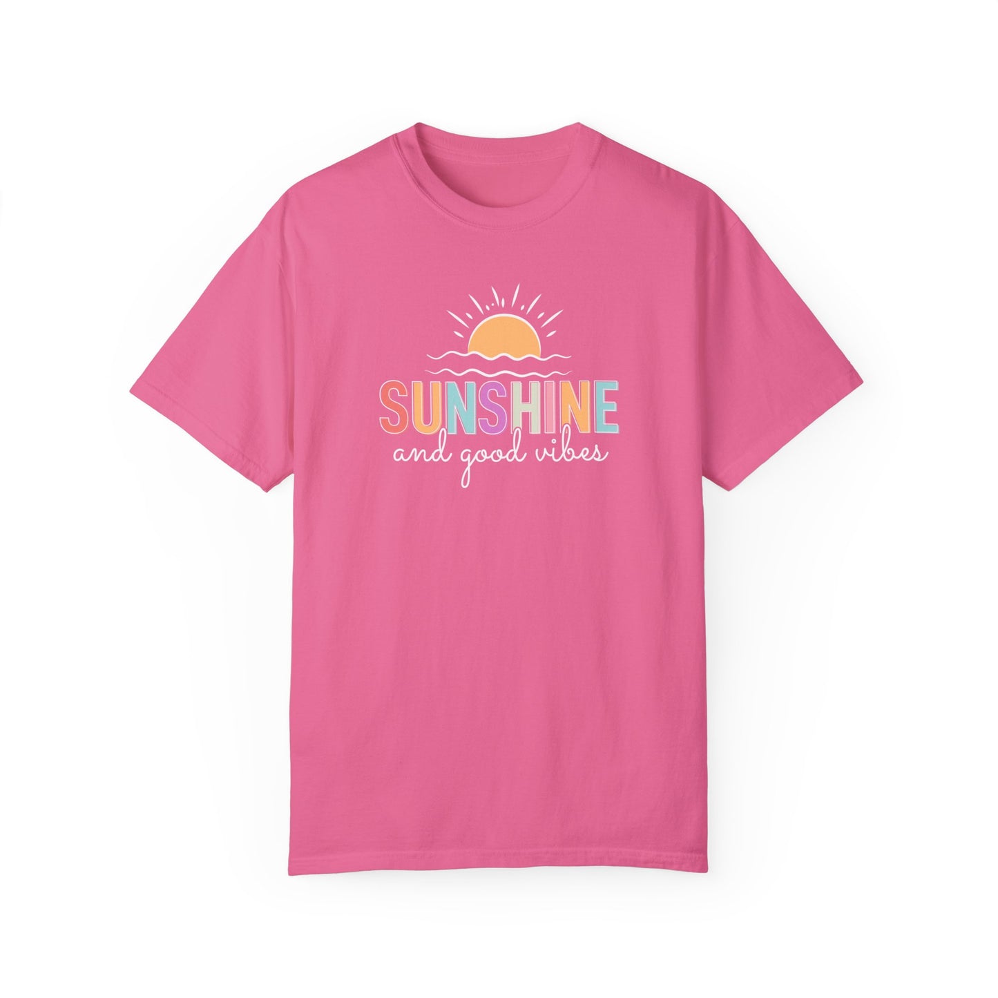 Sunshine and Good Vibes, Summer T-Shirt, Vacation Shirt