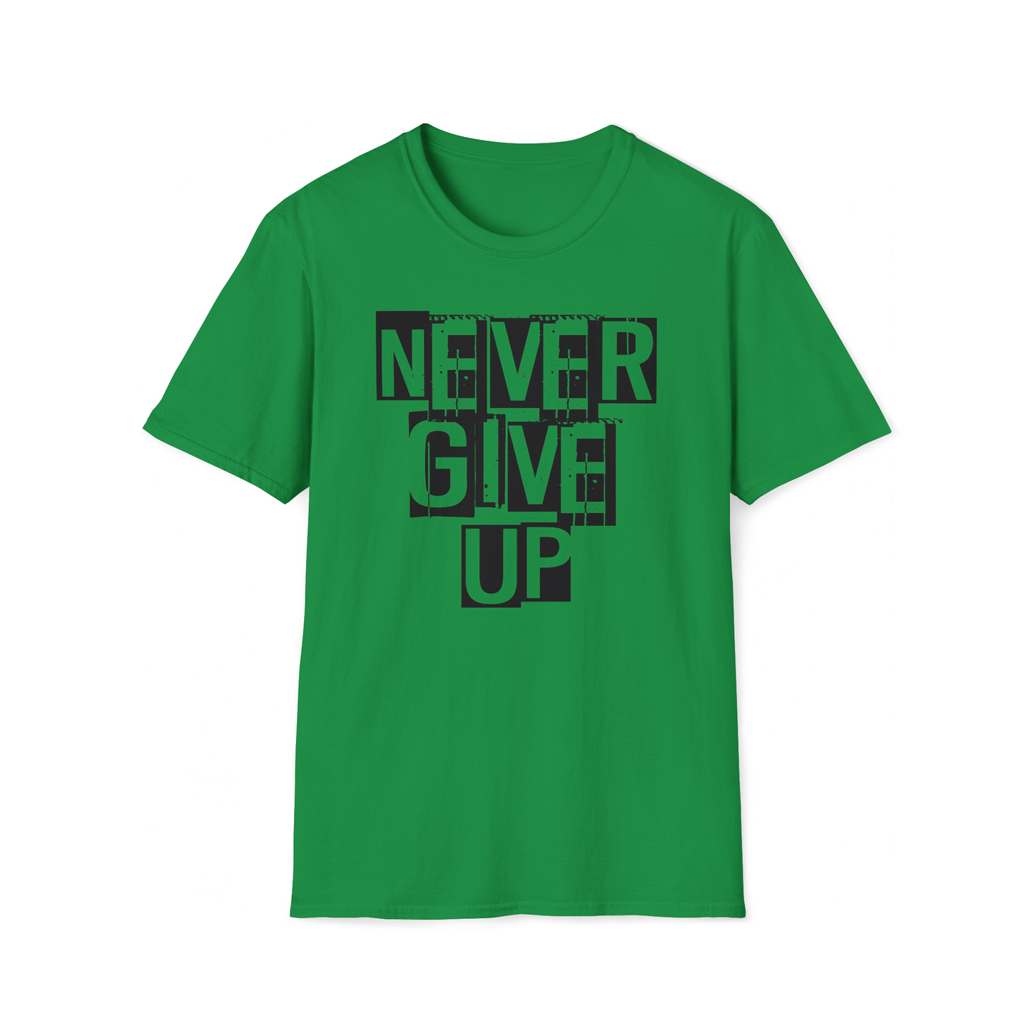 Never Give Up - T-Shirt, Motivational Shirt, Gym Shirt, Workout Shirt, Inspirational Shirt