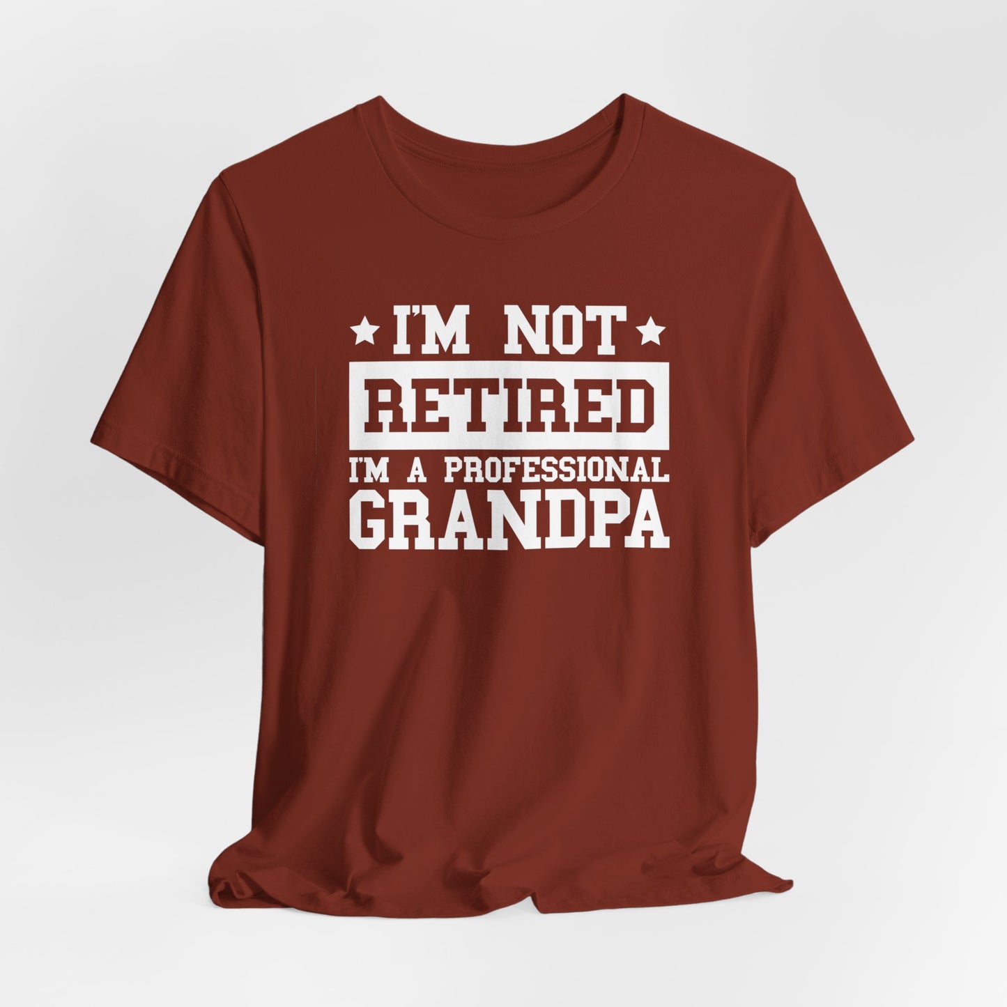 I'm Not Retired I'm A Professional Grandpa T-Shirt, Fathers Day, Grandpa Shirt, Retirement Shirt, Gift For Dad, Retirement Gift, Papa Shirt