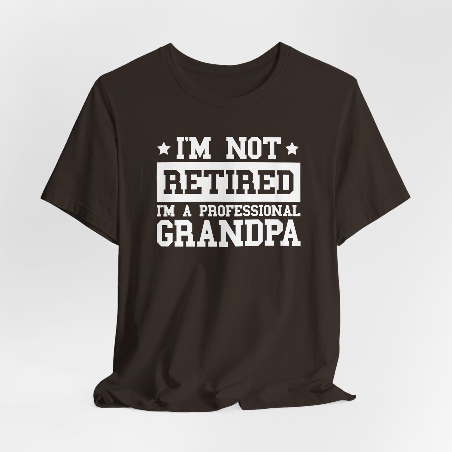 I'm Not Retired I'm A Professional Grandpa T-Shirt, Fathers Day, Grandpa Shirt, Retirement Shirt, Gift For Dad, Retirement Gift, Papa Shirt