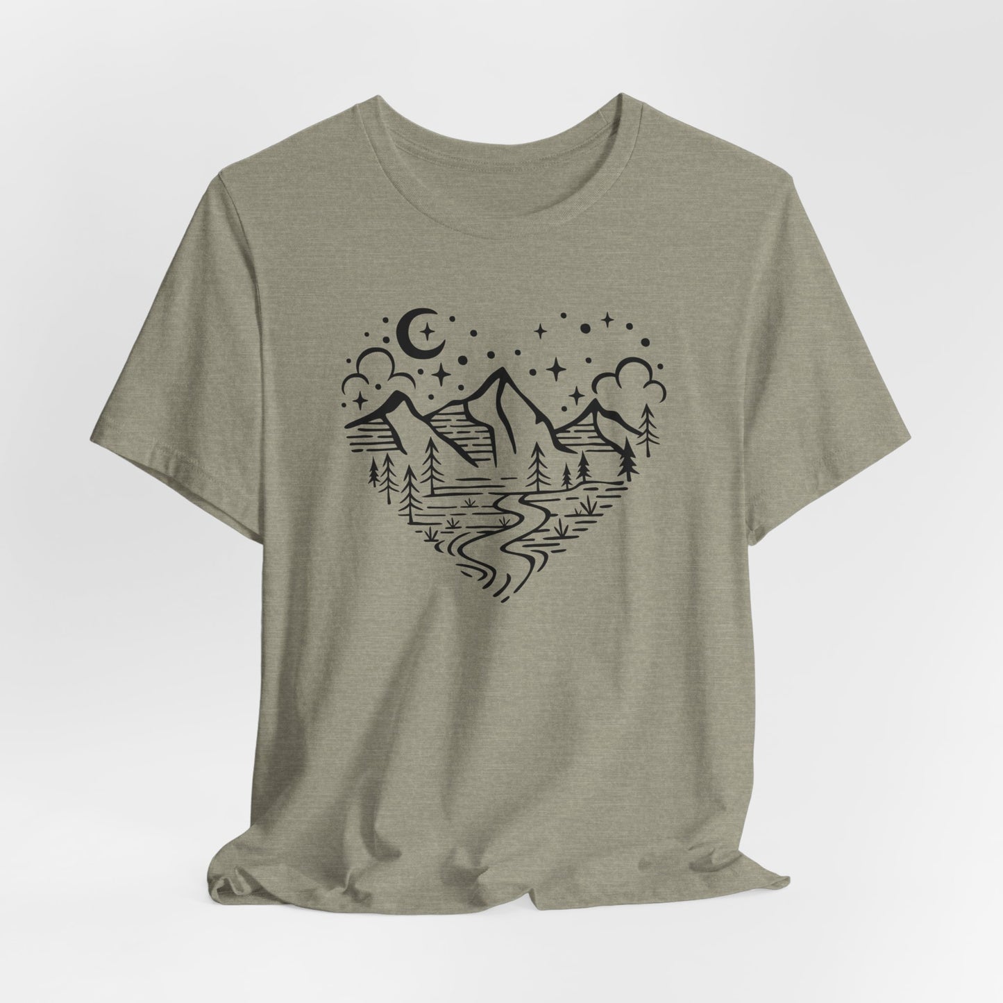 Love The Outdoors T-Shirt, Mountains, Forest T-shirt, Camping Shirt, Outdoors Shirt