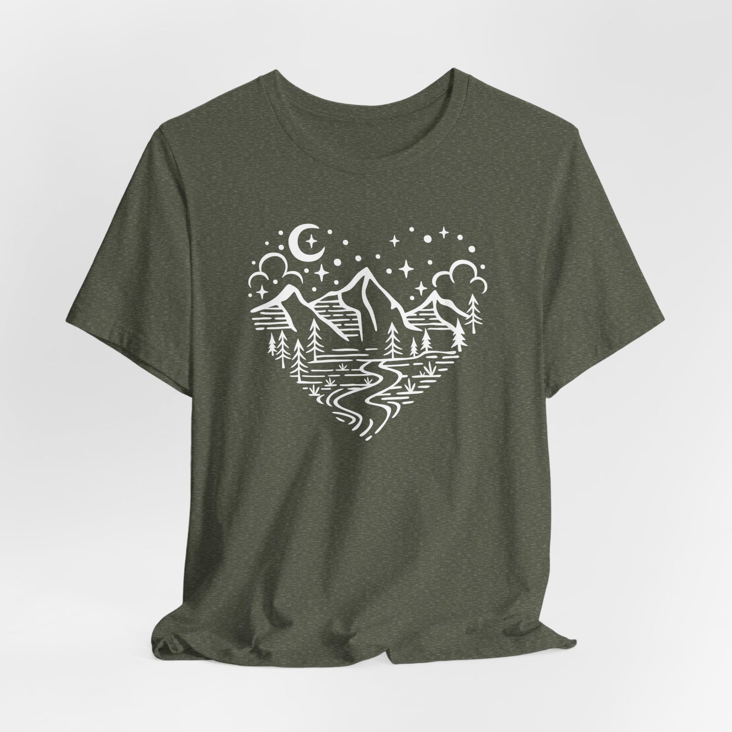 Love The Outdoors T-Shirt, Mountains, Forest T-shirt, Camping Shirt, Outdoors Shirt