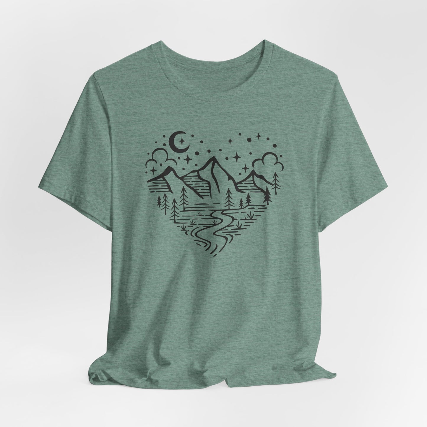 Love The Outdoors T-Shirt, Mountains, Forest T-shirt, Camping Shirt, Outdoors Shirt