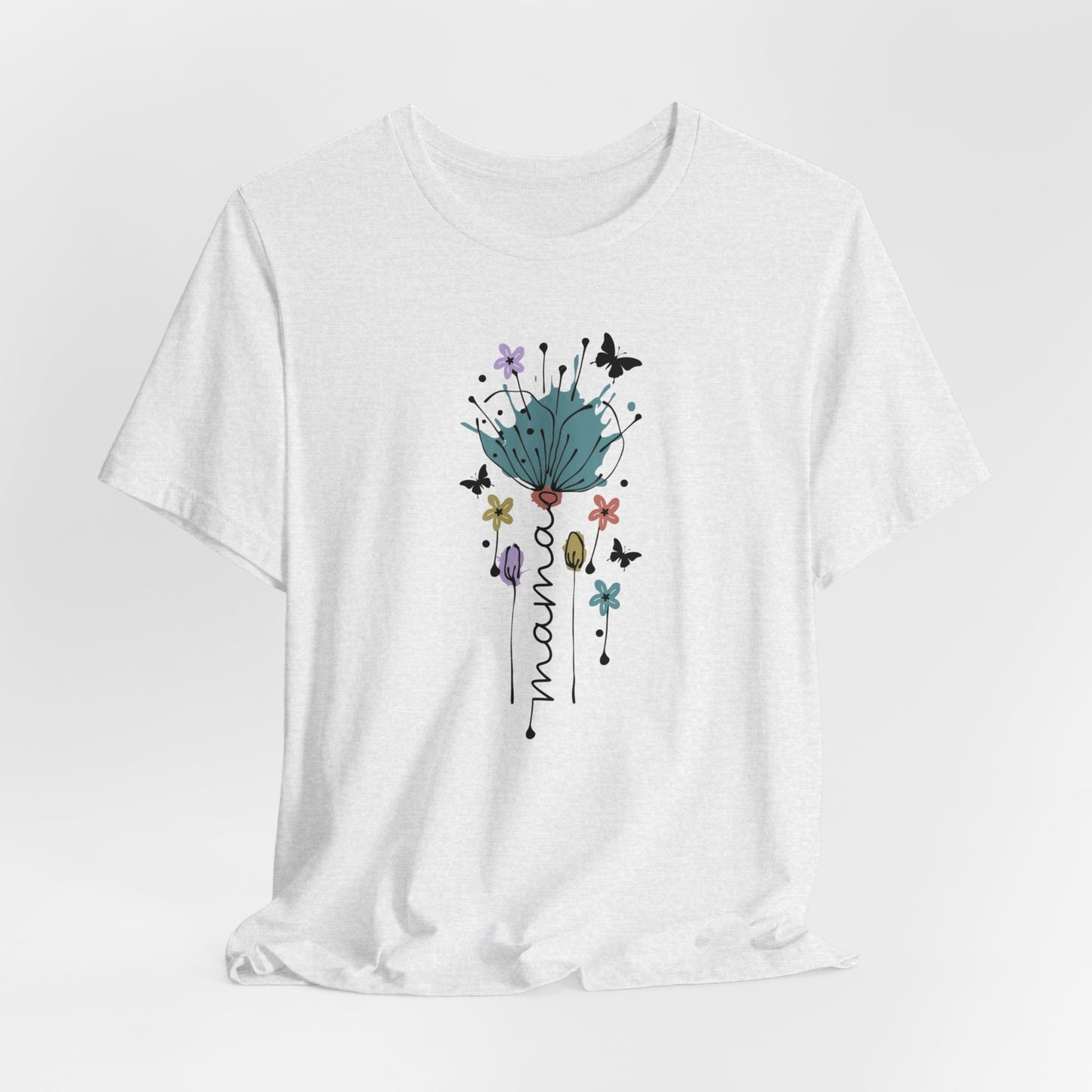 Mama Flower- T-shirt, Mothers day T-shirt, Floral Shirt, Gift For Mom