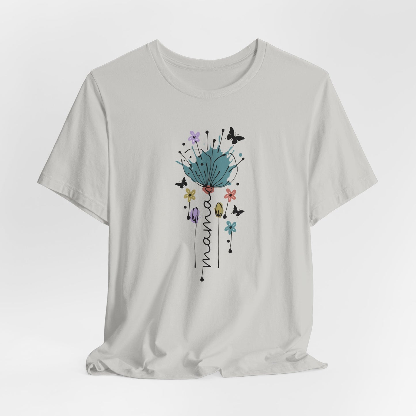 Mama Flower- T-shirt, Mothers day T-shirt, Floral Shirt, Gift For Mom