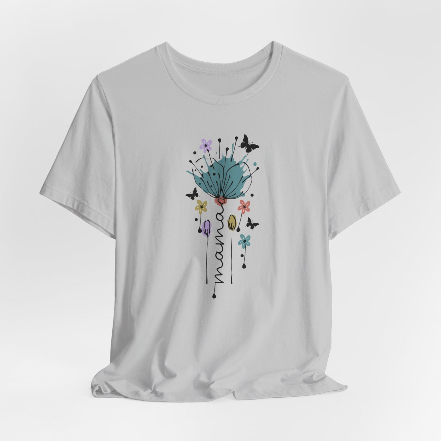 Mama Flower- T-shirt, Mothers day T-shirt, Floral Shirt, Gift For Mom