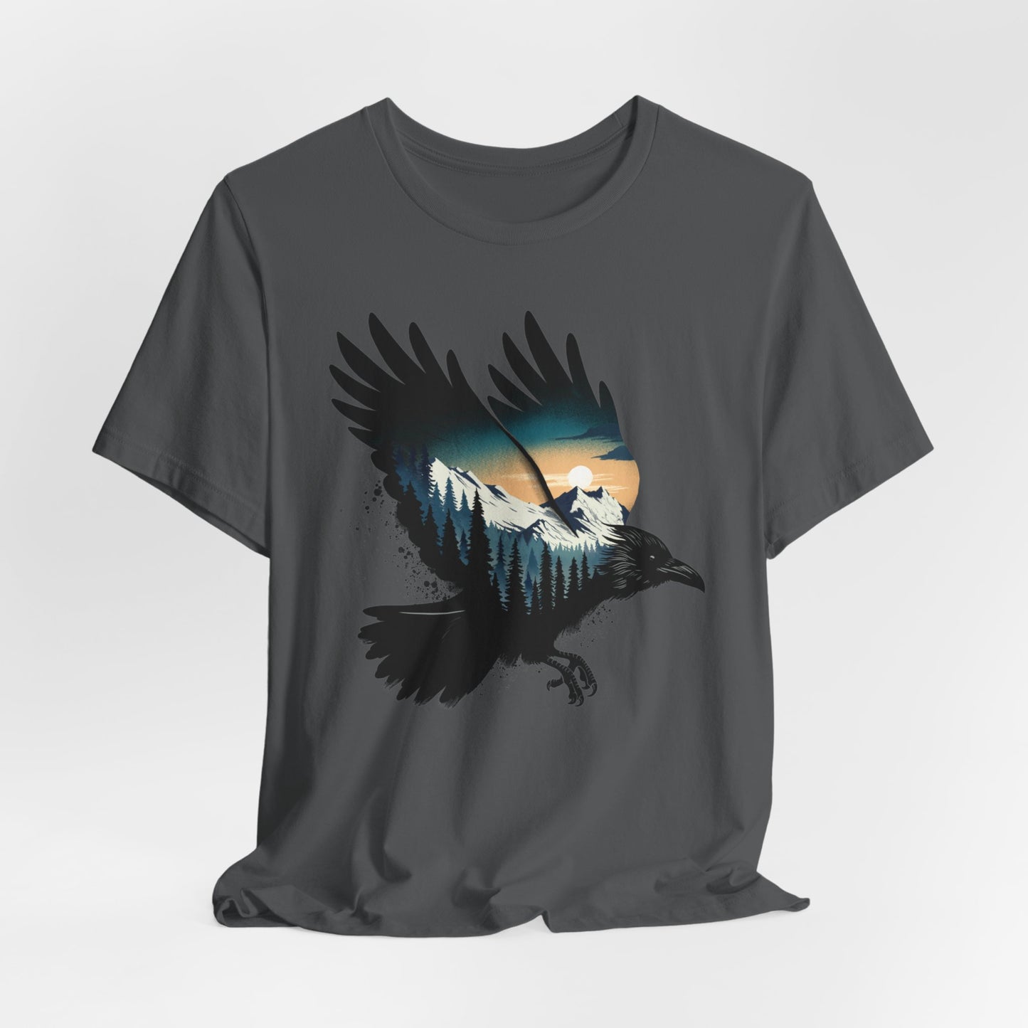 Raven Double Exposure T-Shirt
