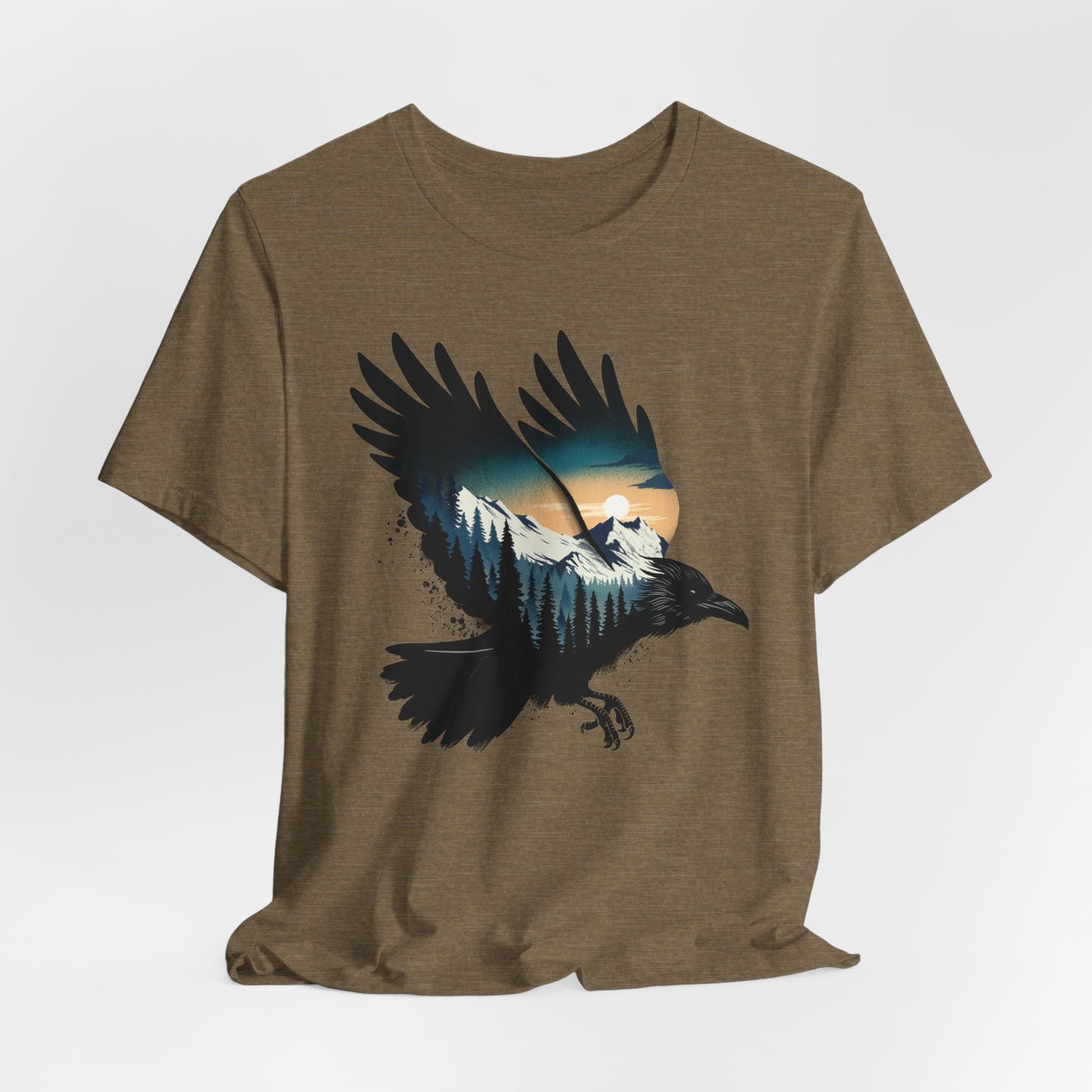 Raven Double Exposure T-Shirt