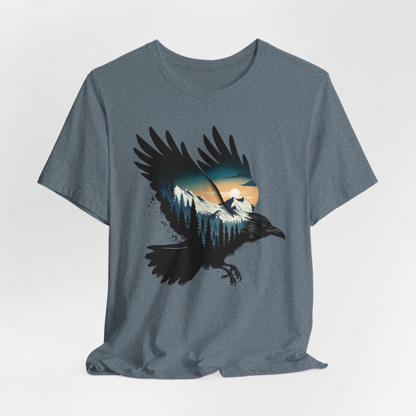 Raven Double Exposure T-Shirt