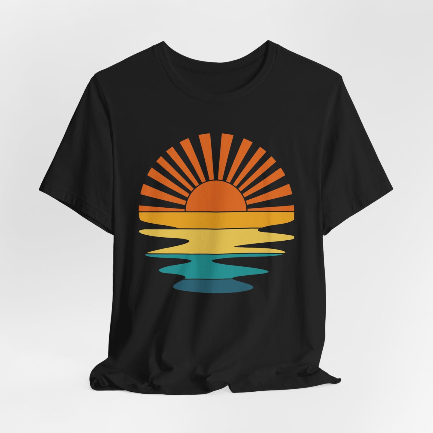 Retro Sunset Rays T-Shirt