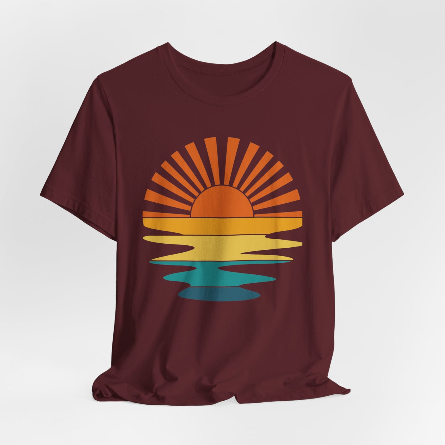 Retro Sunset Rays T-Shirt