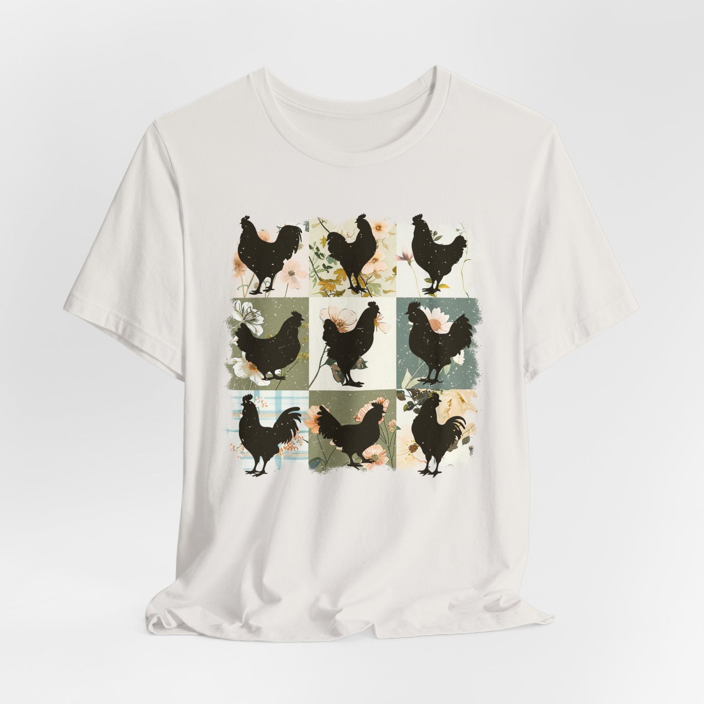 Rustic Chicken Tee, Chicken Lover Tee, Farm T-shirt, Gift For Her, Farmstead Shirt, Mothers Day