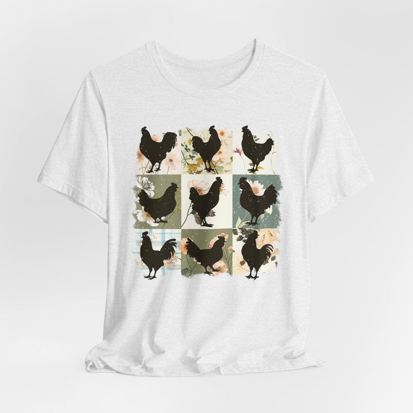 Rustic Chicken Tee, Chicken Lover Tee, Farm T-shirt, Gift For Her, Farmstead Shirt, Mothers Day