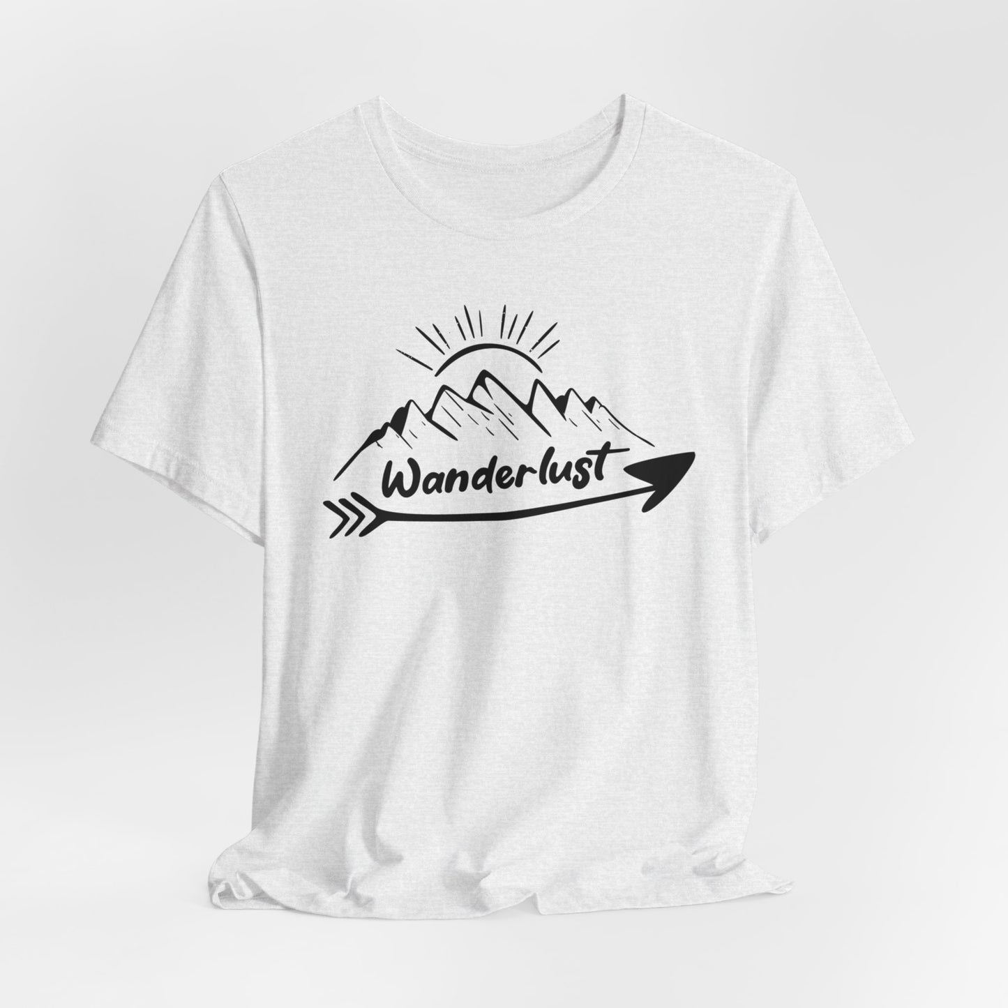 WanderLust T-Shirt , Adventure Shirt, Camping Shirts, Mountain TShirt, Hiker TShirts, Nature Lover Shirt, Camping Gift, Vacation Shirt