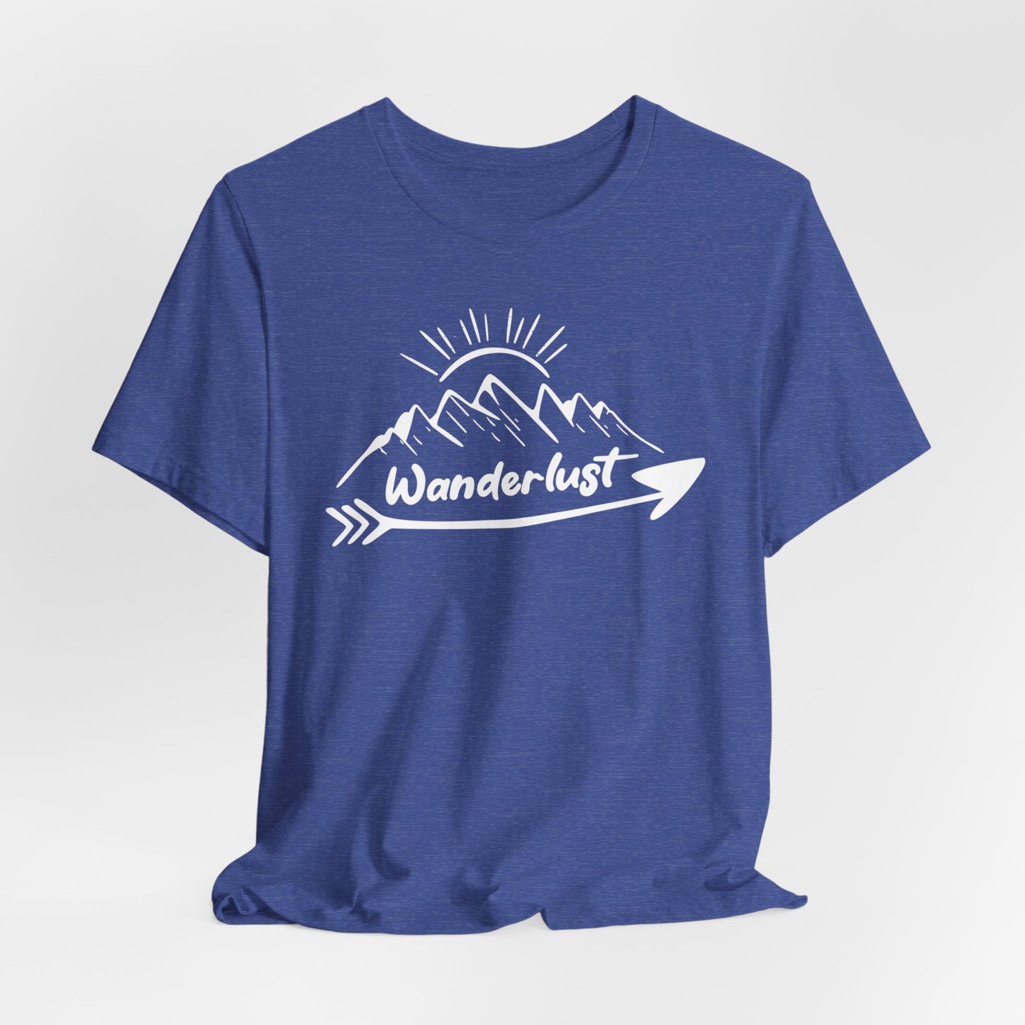 WanderLust T-Shirt , Adventure Shirt, Camping Shirts, Mountain TShirt, Hiker TShirts, Nature Lover Shirt, Camping Gift, Vacation Shirt