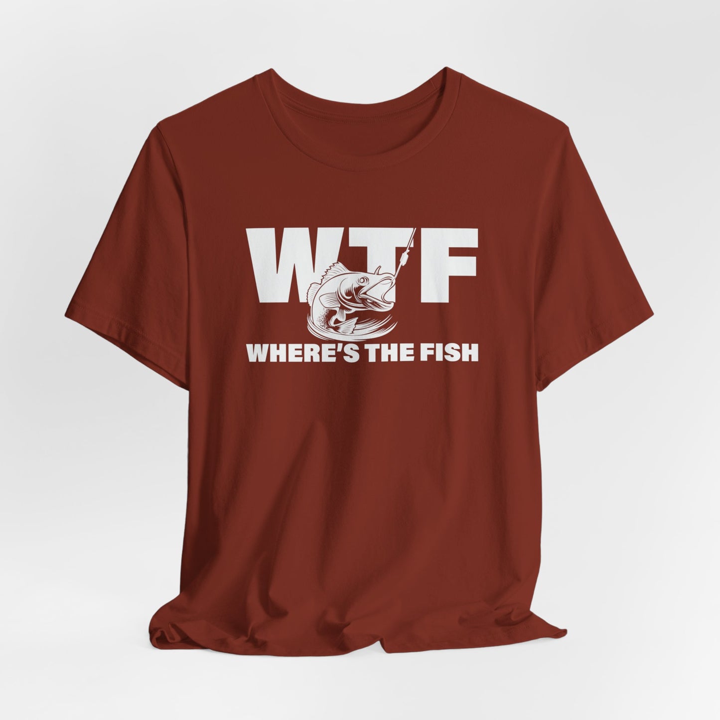 Where's The Fish T-shirt, Dad Gift, Fathers Day Gift, Fishing Lover, Fishing Shirt, Fishing Humor