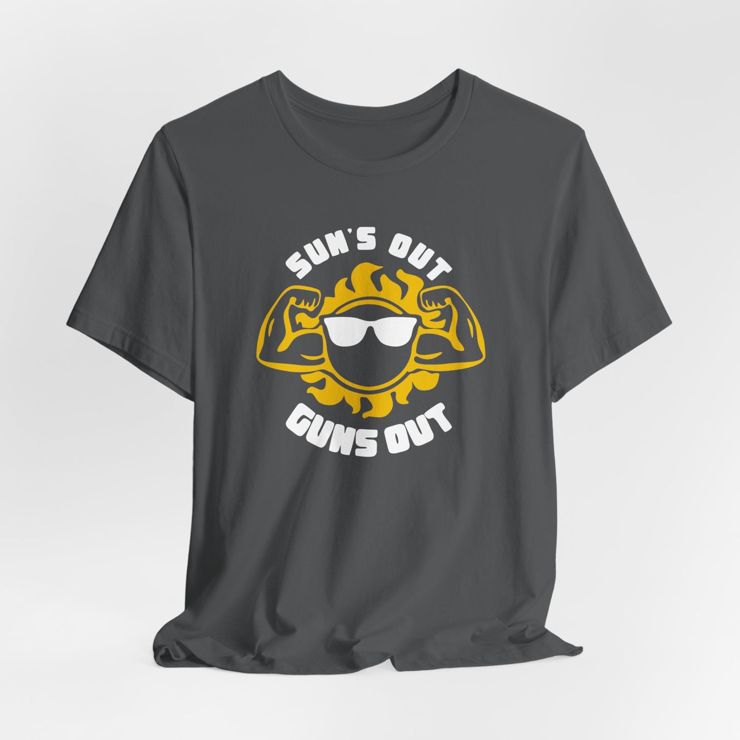 Sun's Out Guns Out -Tee Shirt, Gym Shirt, Summer Shirt, Workout Shirt