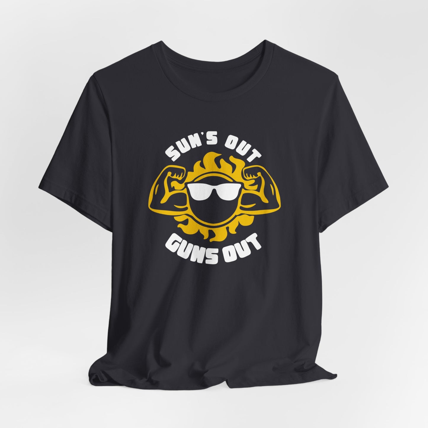 Sun's Out Guns Out -Tee Shirt, Gym Shirt, Summer Shirt, Workout Shirt