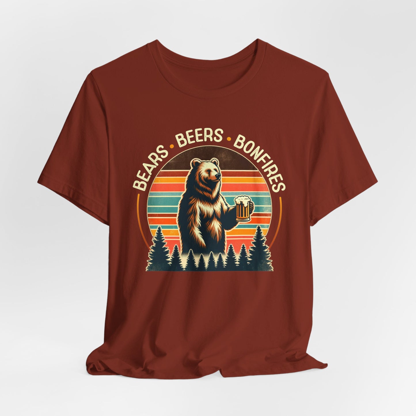 Bears, Beers, Bonfires T-Shirt, Camping Shirt