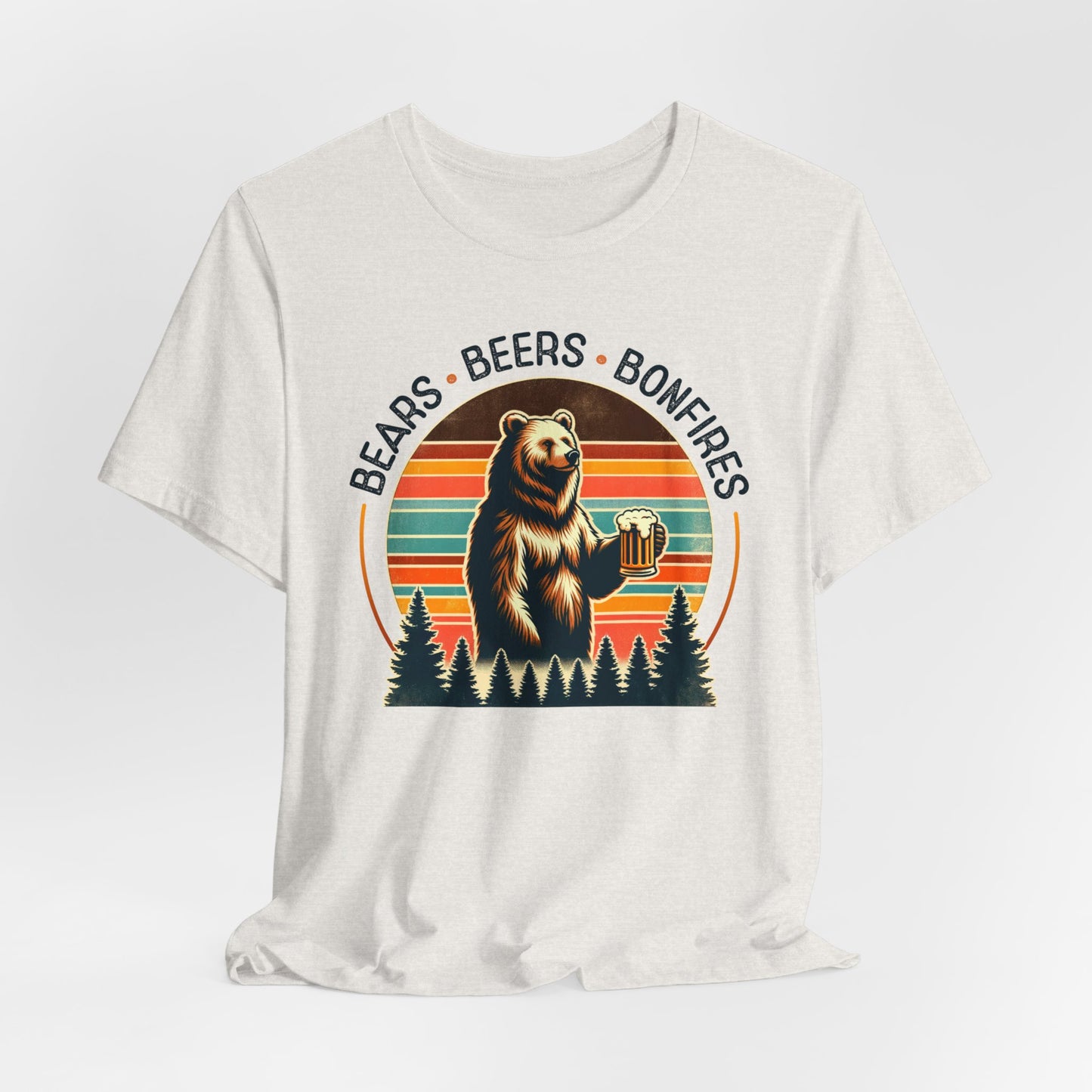 Bears, Beers, Bonfires T-Shirt, Camping Shirt