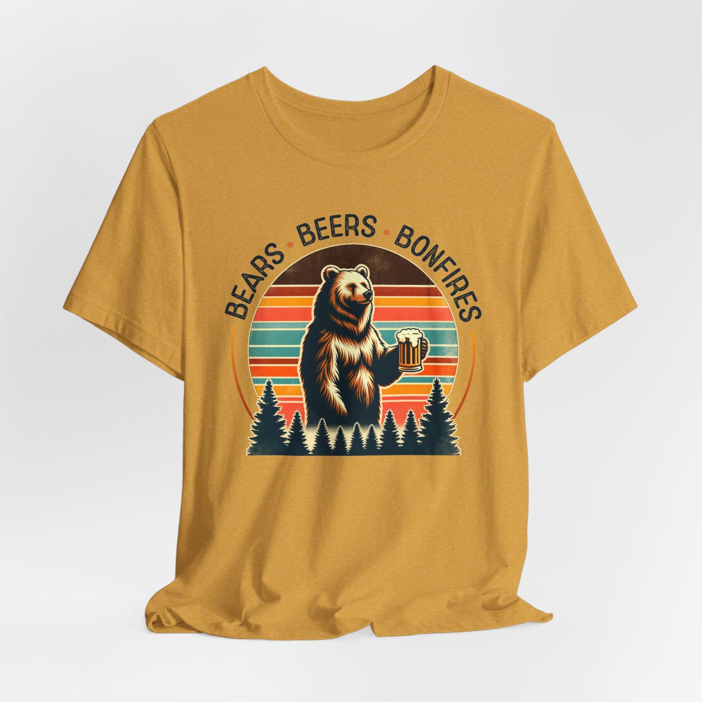 Bears, Beers, Bonfires T-Shirt, Camping Shirt