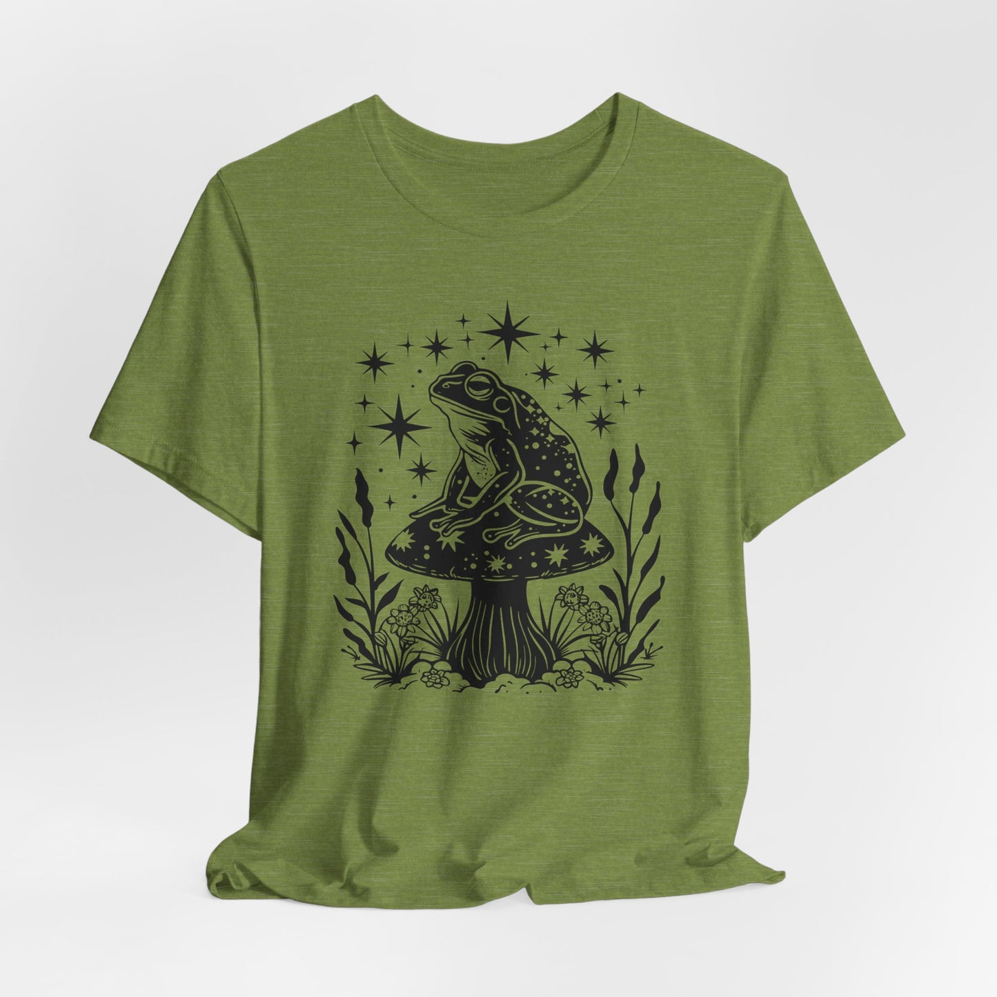 Celestial Frog & Mushroom T-Shirt