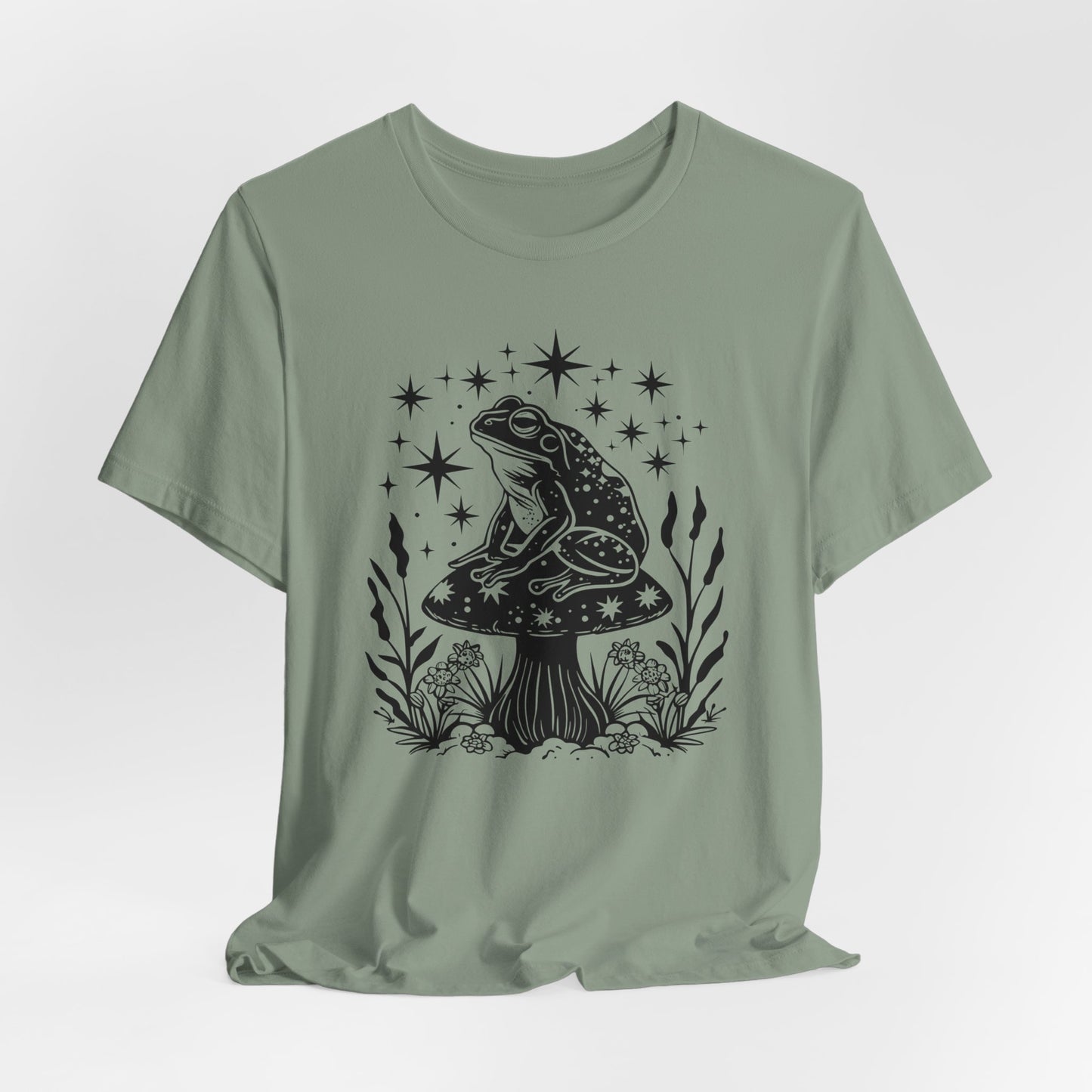 Celestial Frog & Mushroom T-Shirt