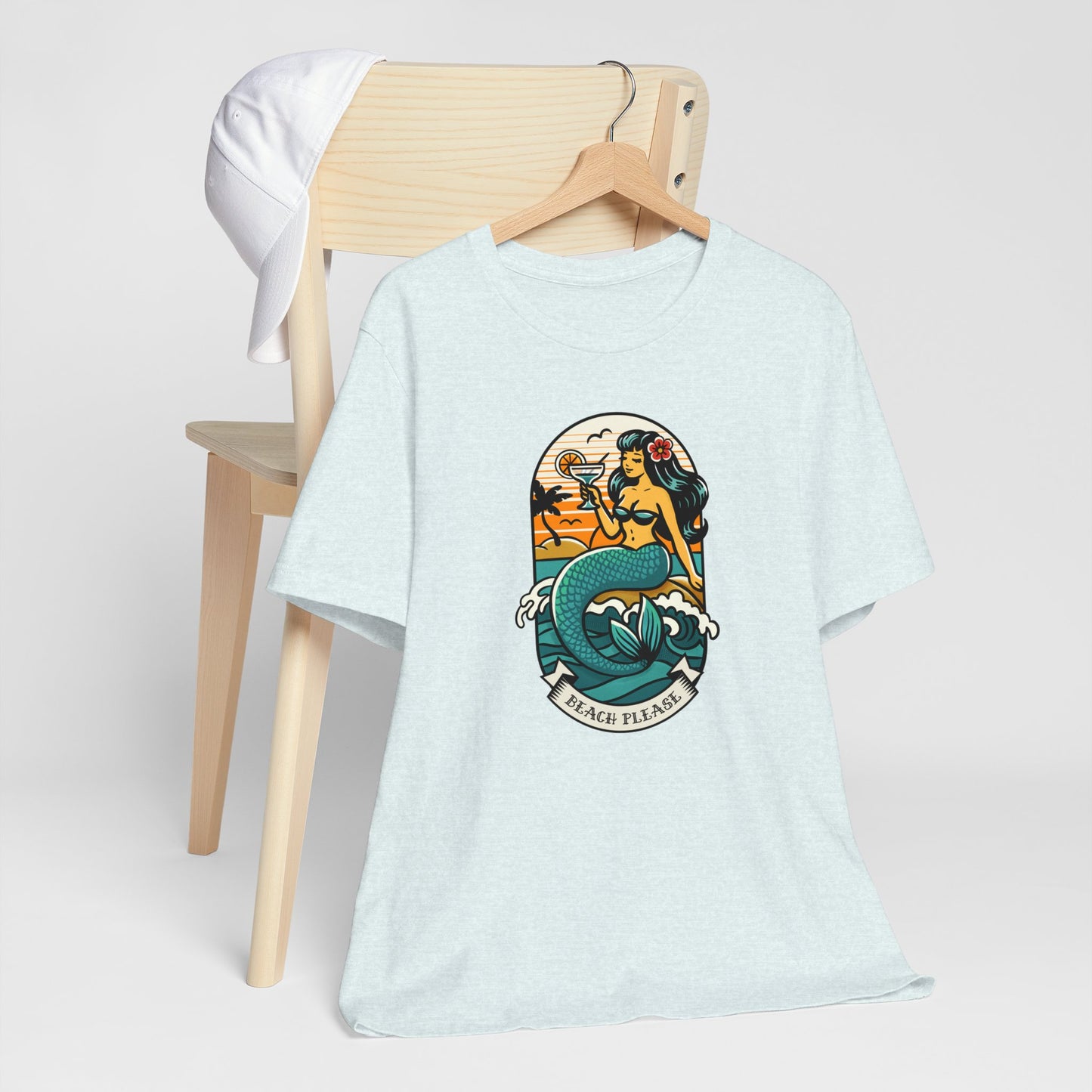 Beach Please Mermaid T-Shirt