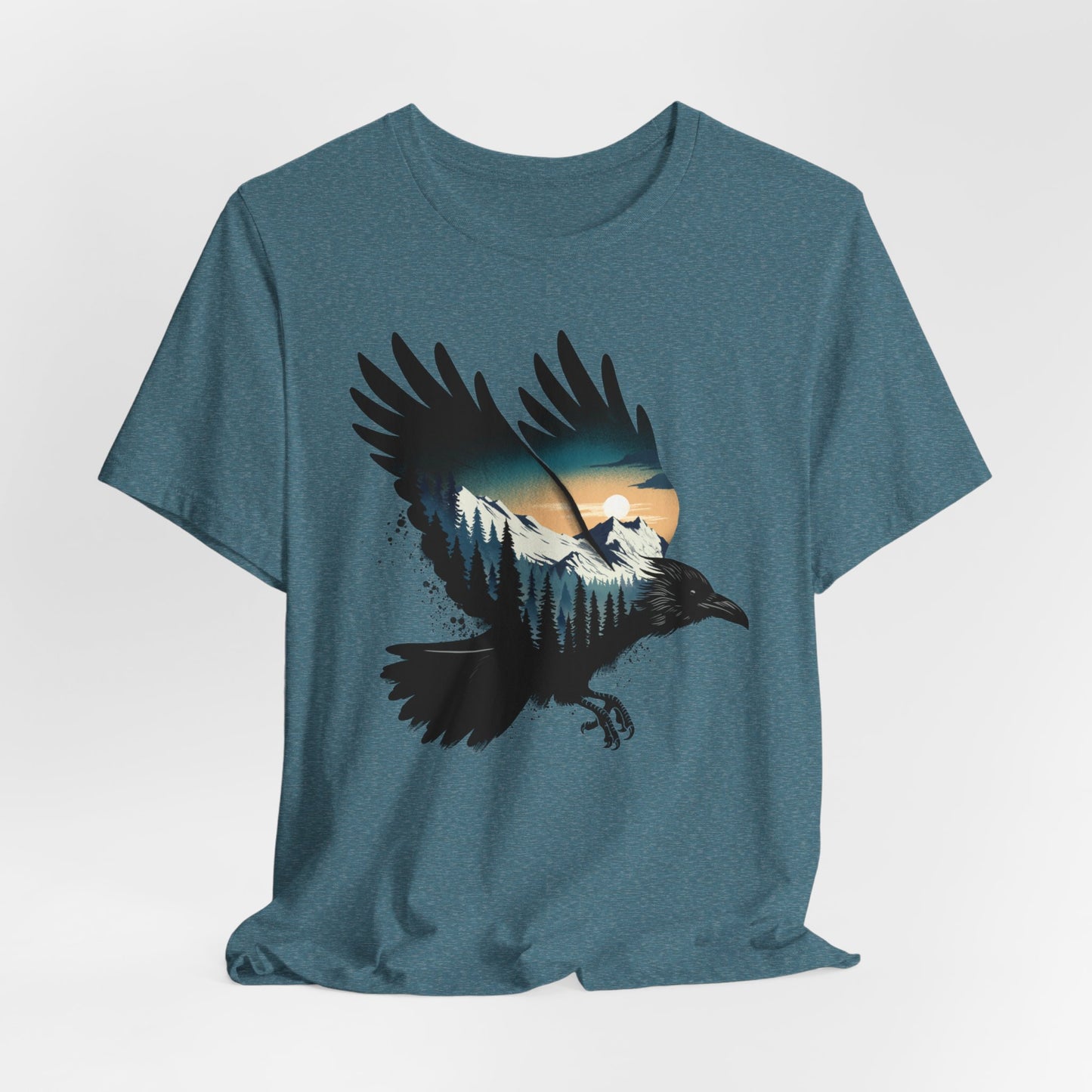 Raven Double Exposure T-Shirt