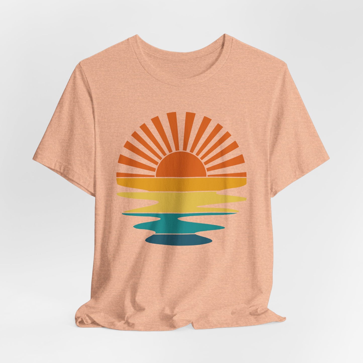 Retro Sunset Rays T-Shirt