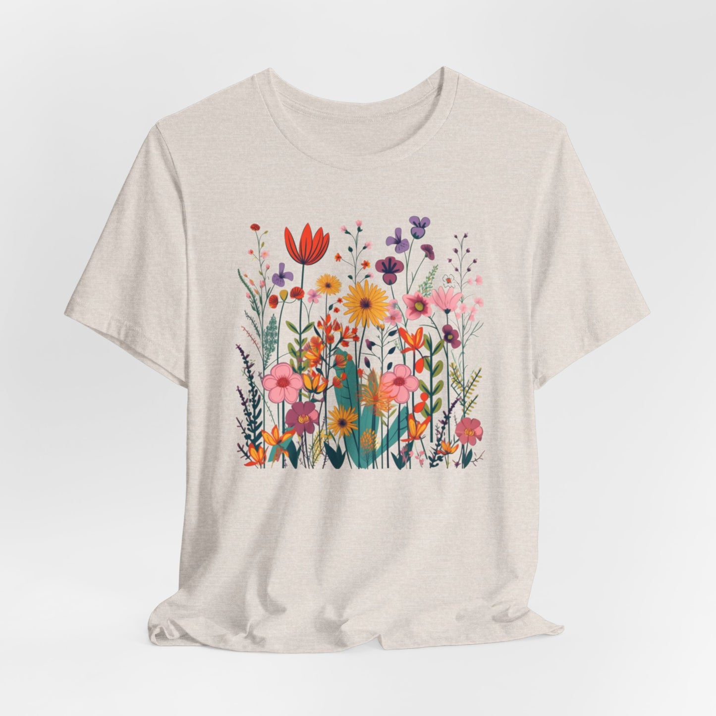 Wildflowers T-Shirt, Floral Shirt, Spring Shirt