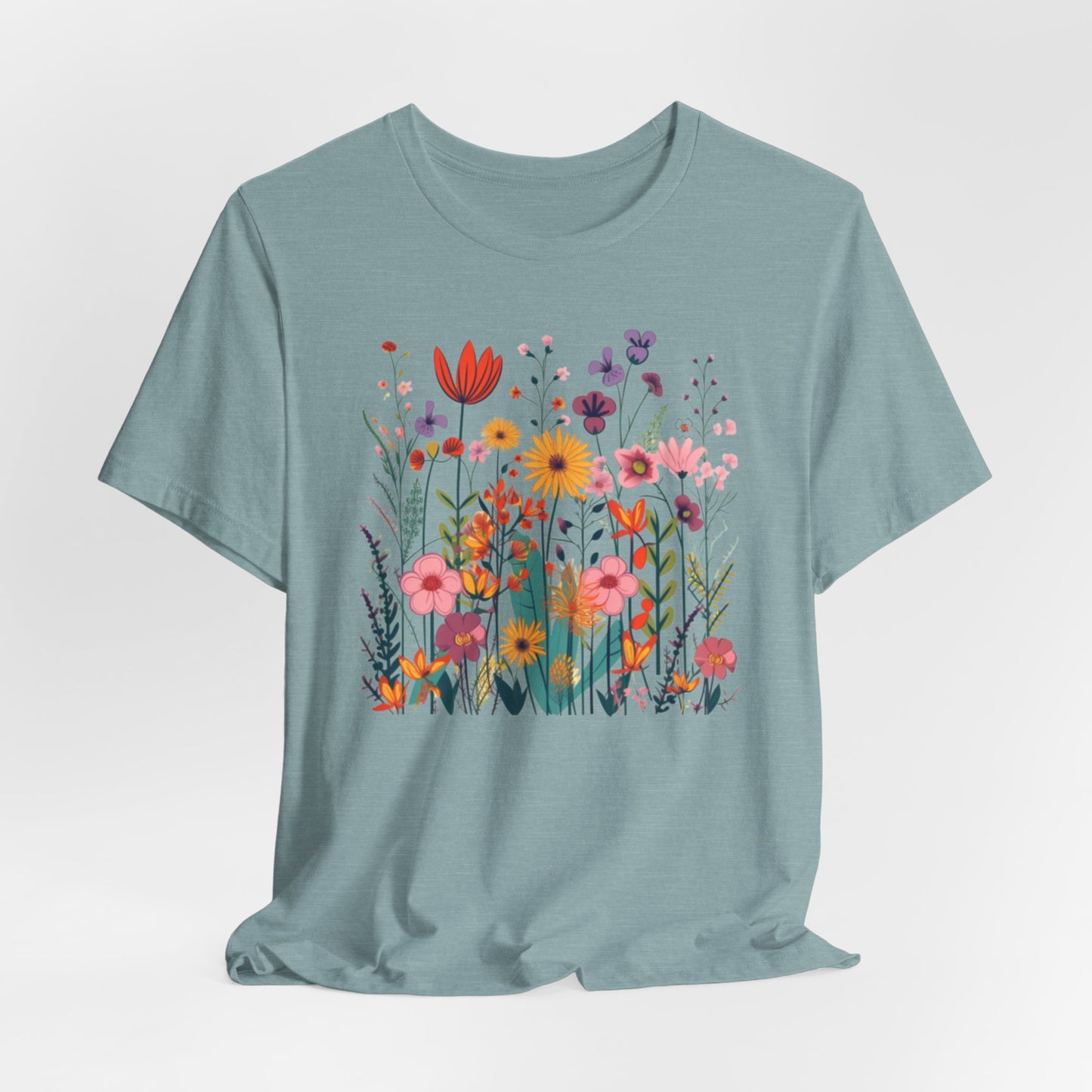 Wildflowers T-Shirt, Floral Shirt, Spring Shirt