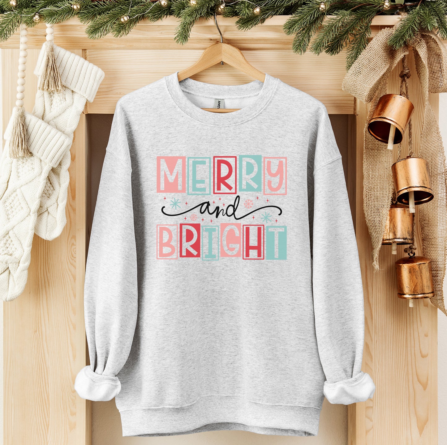 Merry and Bright Christmas Sweatshirt