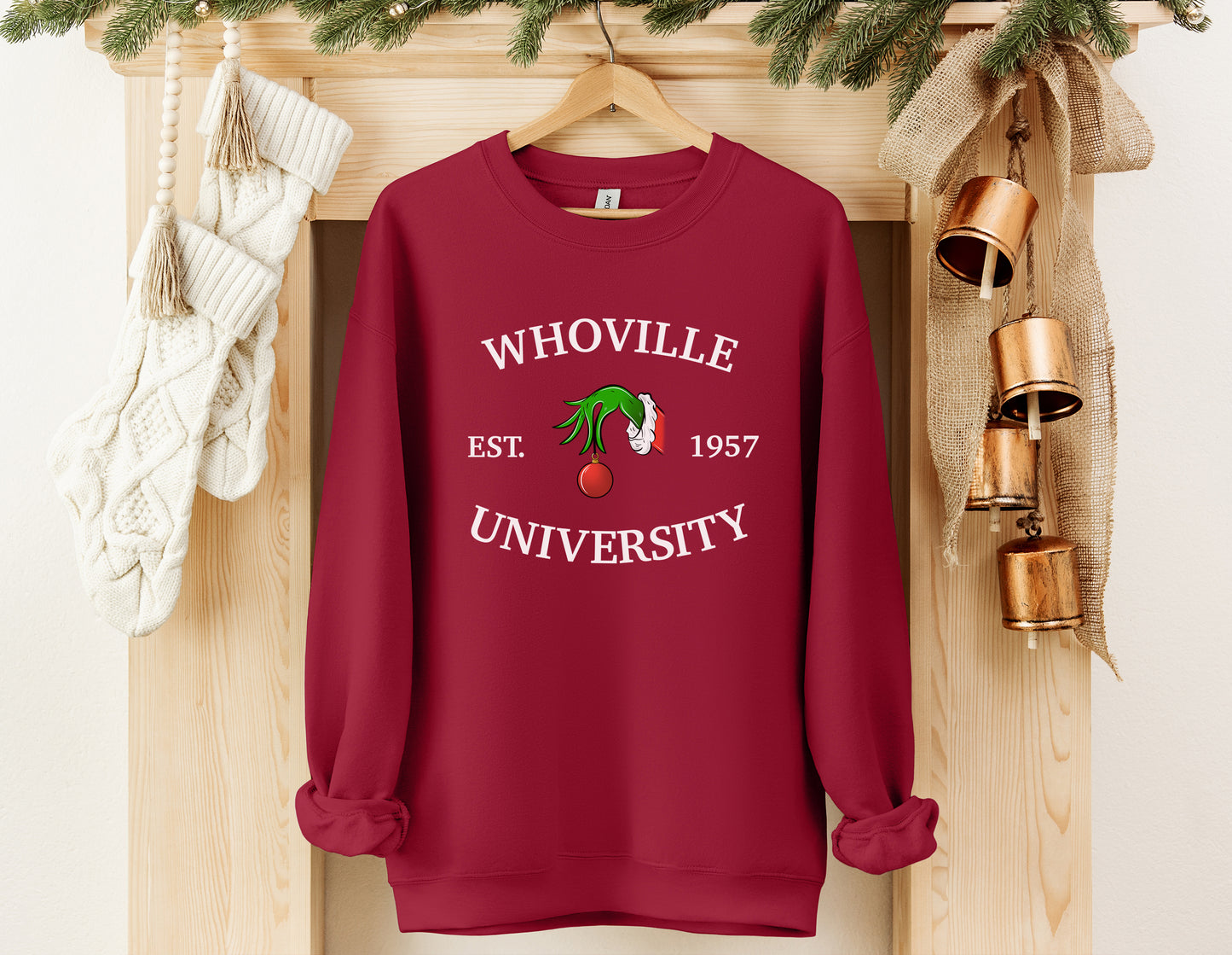 Whoville University Christmas Sweatshirt