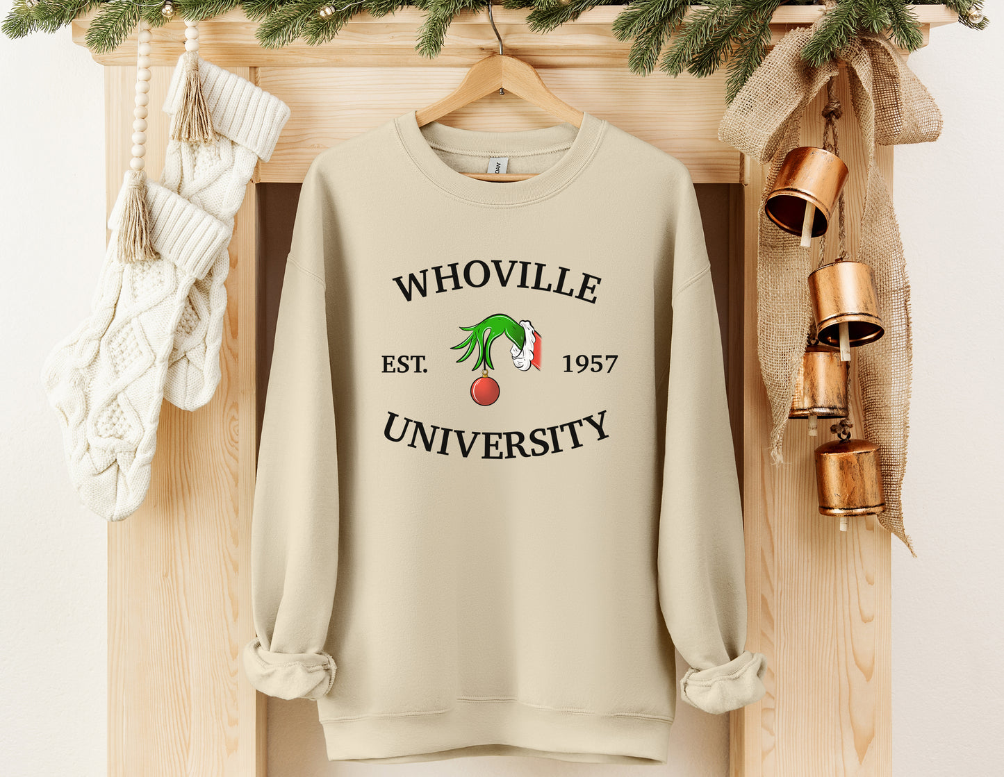 Whoville University Christmas Sweatshirt