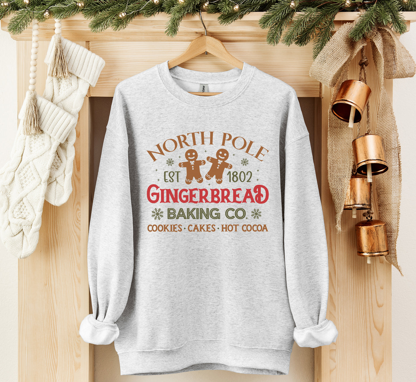 Gingerbread Baking Co Crewneck Sweatshirt