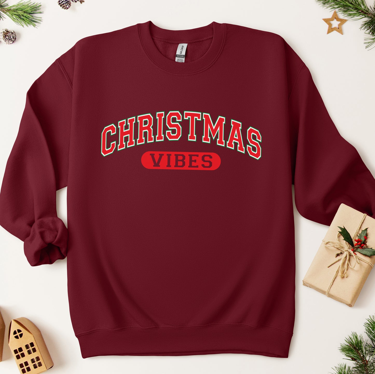 Retro Christmas Vibes Sweatshirt