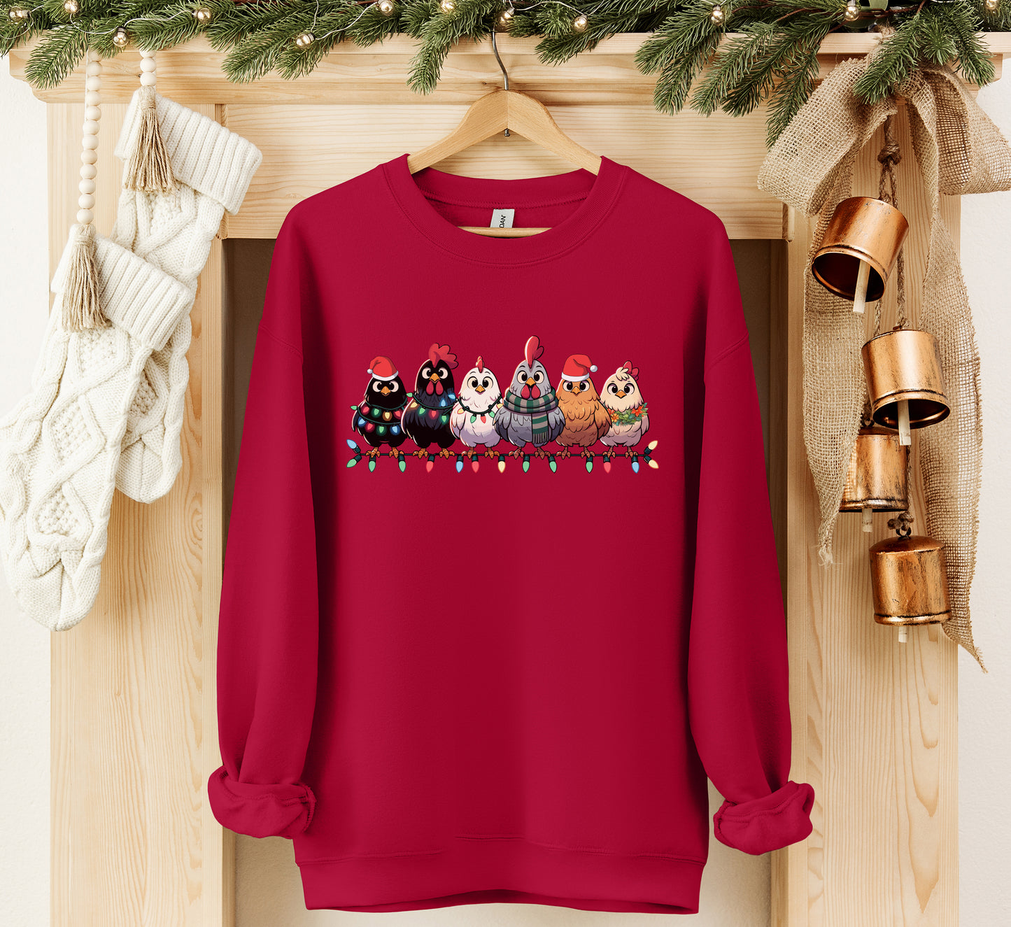 Christmas Chickens Sweatshirt